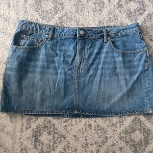 Wild Fable Blue Denim Mini Skirt-SZ 16